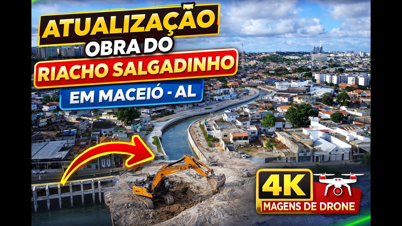 FUI VER DE PERTO!!!… O Riacho Salgadinho Mudou Tudo em Maceió (Atualização 2026)