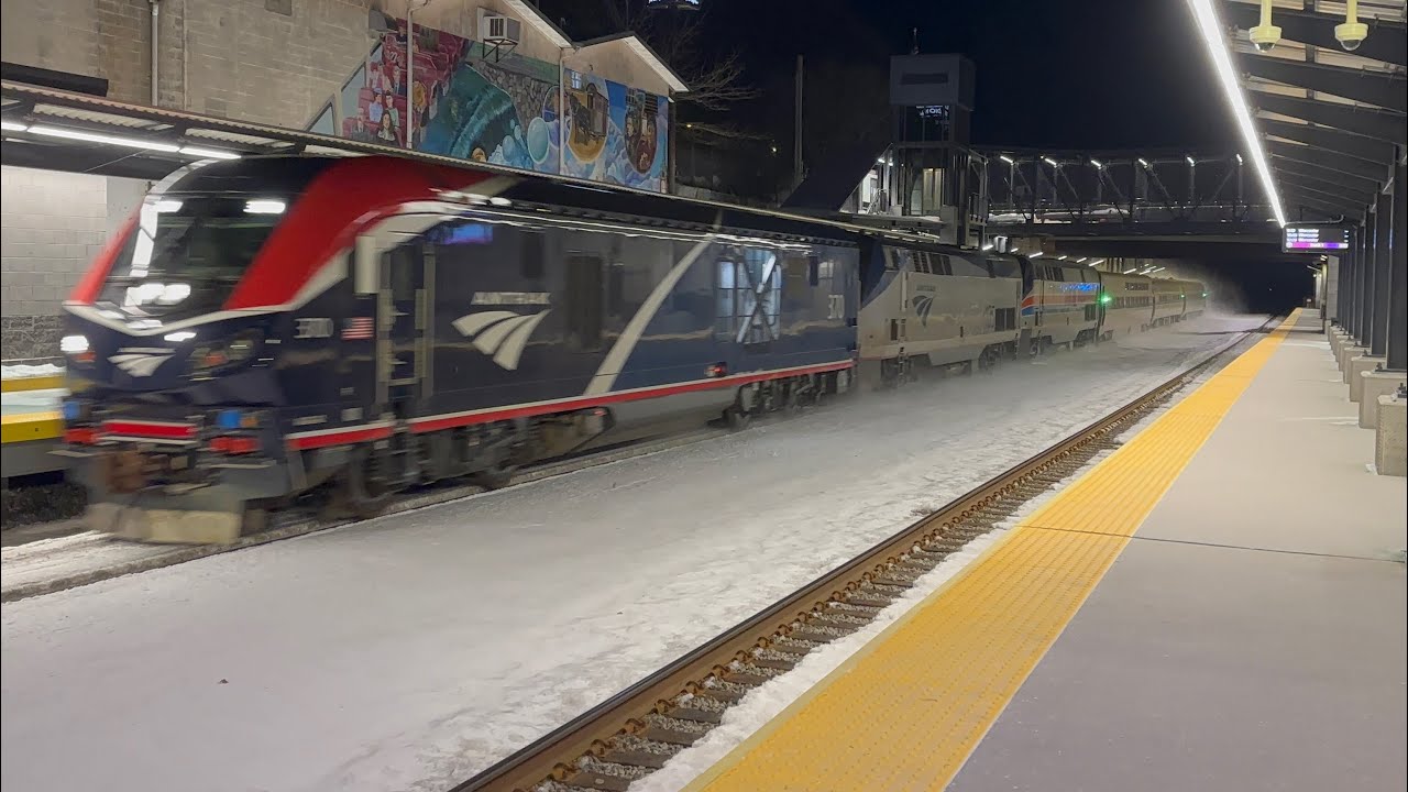 Extremely rare trains at Route 128 and Natick Center! 400 Subscriber special!