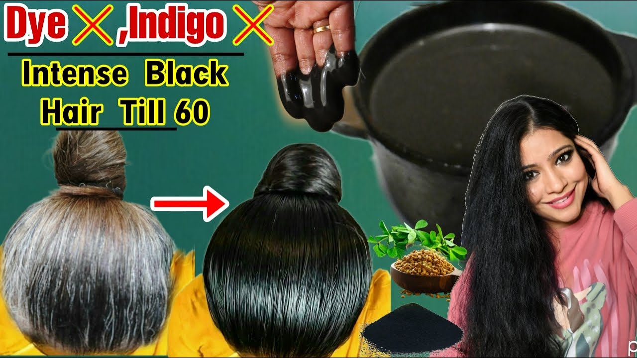 No Dye,No Indigo:Use This Powder To Make Premature White Hairs Black Naturally & Reverse Greying