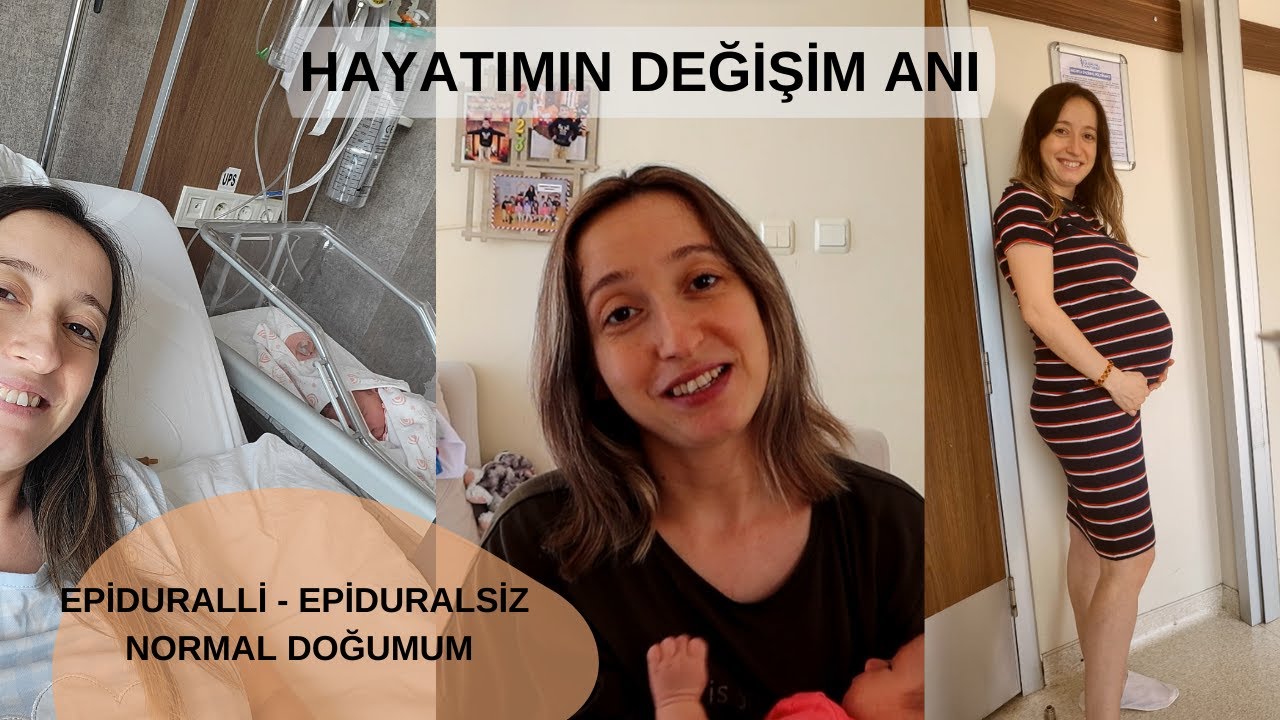DOĞUM VLOGUM / EPİDURALSİZ NORMAL DOĞUM HİKAYEM