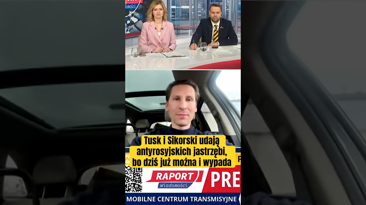 Tusk i Sikorski udają dzisiaj antyrosyjskich jastrzębi, bo dziś już można, dziś wypada.