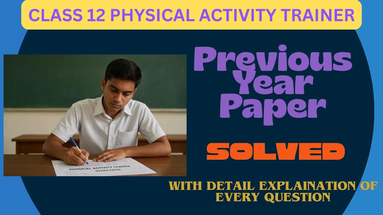 PHYSICAL ACTIVITY TRAINER PRACTICE QUESTION FOR BOARD | PREVIOUS YEAR QUESTION #pyq #cbseboard #pat