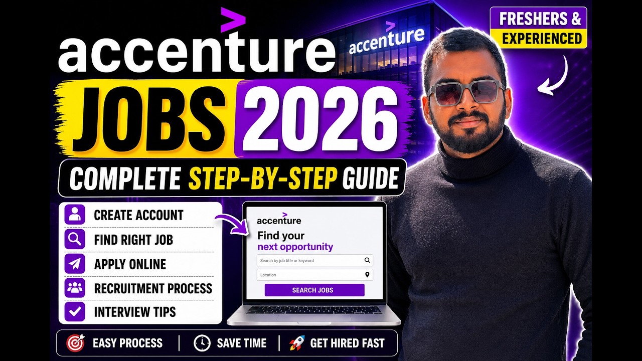 How to Apply for Accenture Jobs in 2026 | Complete Step-by-Step Guide | Freshers & Experienced