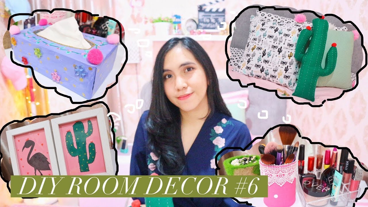 DIY ROOM DECOR INDONESIA #6 - 4 DIY Room Decorating Ideas