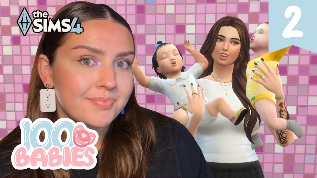 we have a house full of babies (im gonna lose all my hair) - 100 baby challenge - the sims 4 - moesi