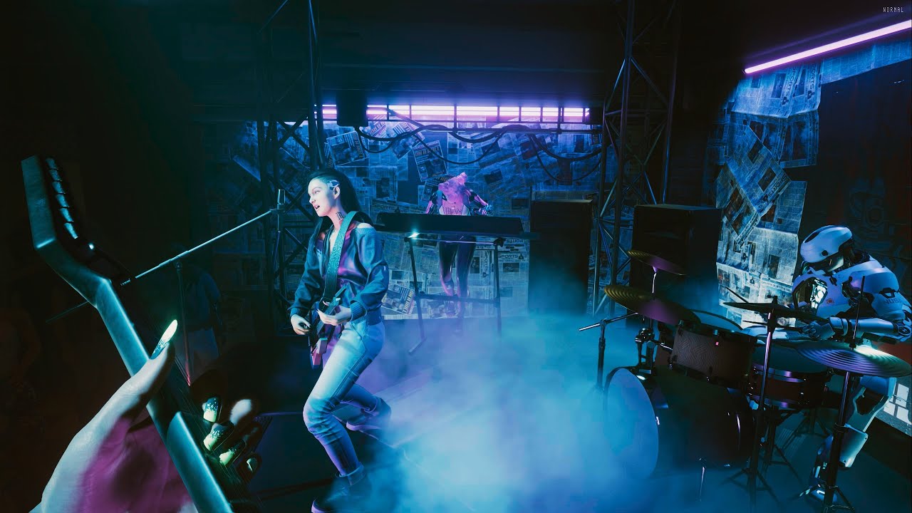 Koncert Rita, Judy, V - Cyberpunk 2077 (2.3, HDR)