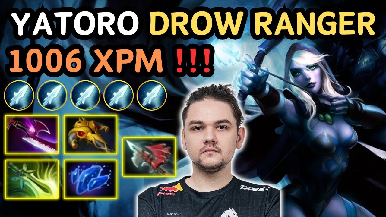 🔥 YATORO DROW RANGER Hard Carry 1006 XPM 🔥 26K NET WORTH Master Tier YATOROGOD - Dota 2
