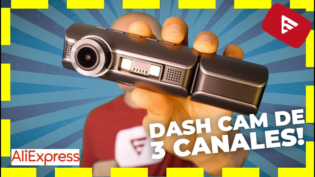 La mejor dashcam triple de AliExpress: AZDOME M550