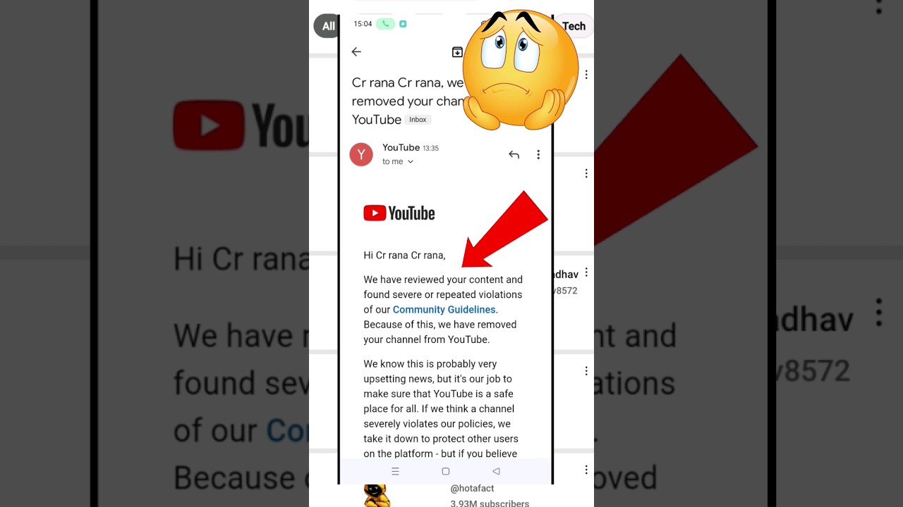 Facts Channel 👉 3 unhidden Problem ( Channel Delete होने से बचाओ ) #ytshorts #shorts