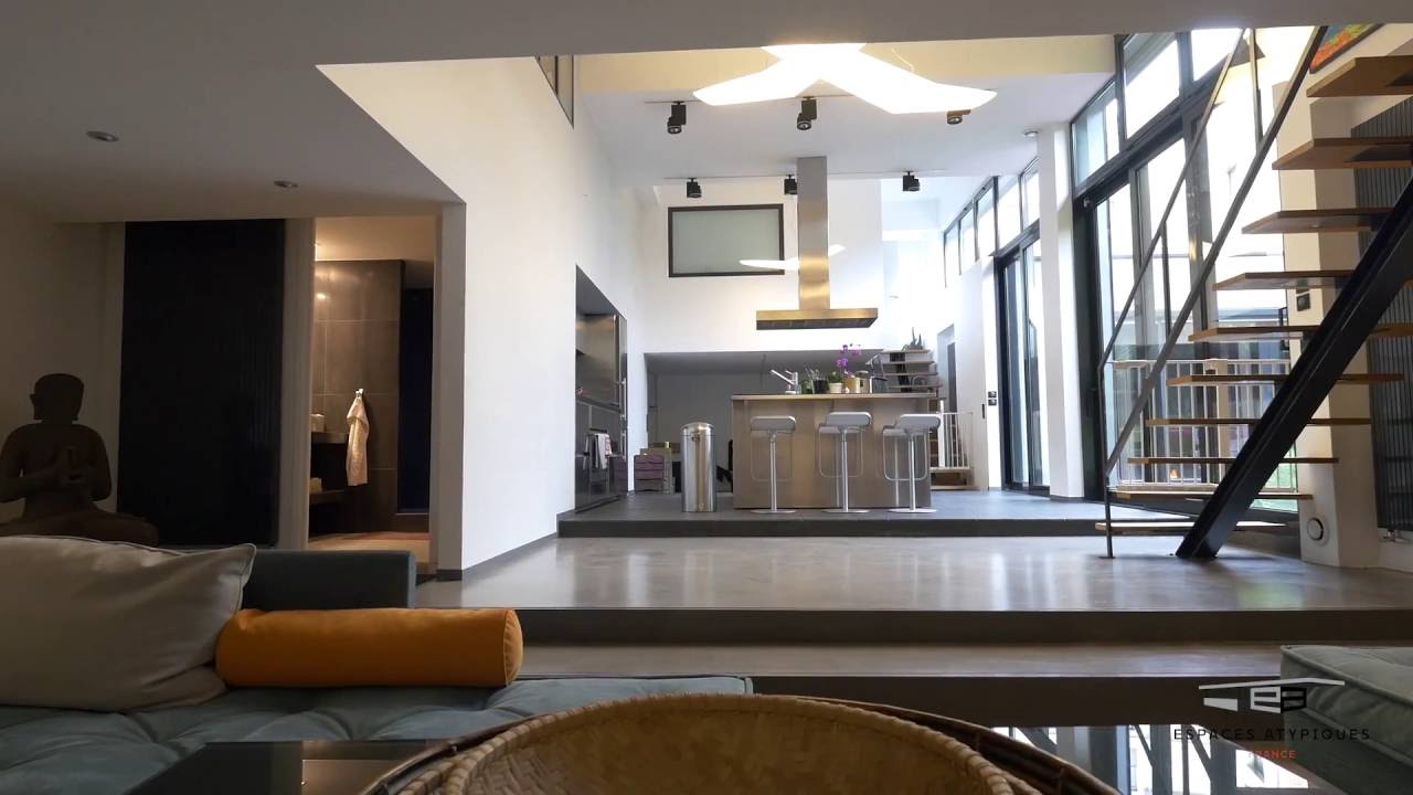 Loft contemporain avec terrasse à Montreuil - Espaces Atypiques