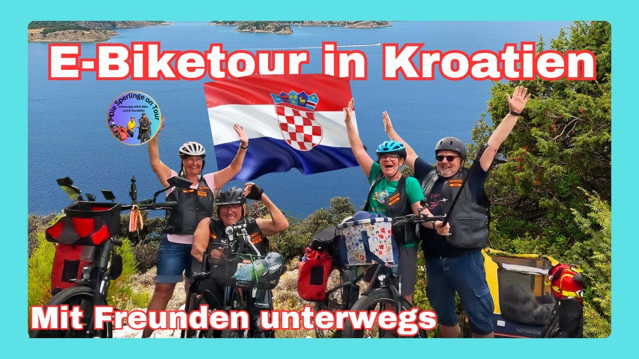 Insel Rab - Eine schöne und zum Schluß nasse Radtour mit tollen Freunden, Devils-Alarm in Kroatien 😄