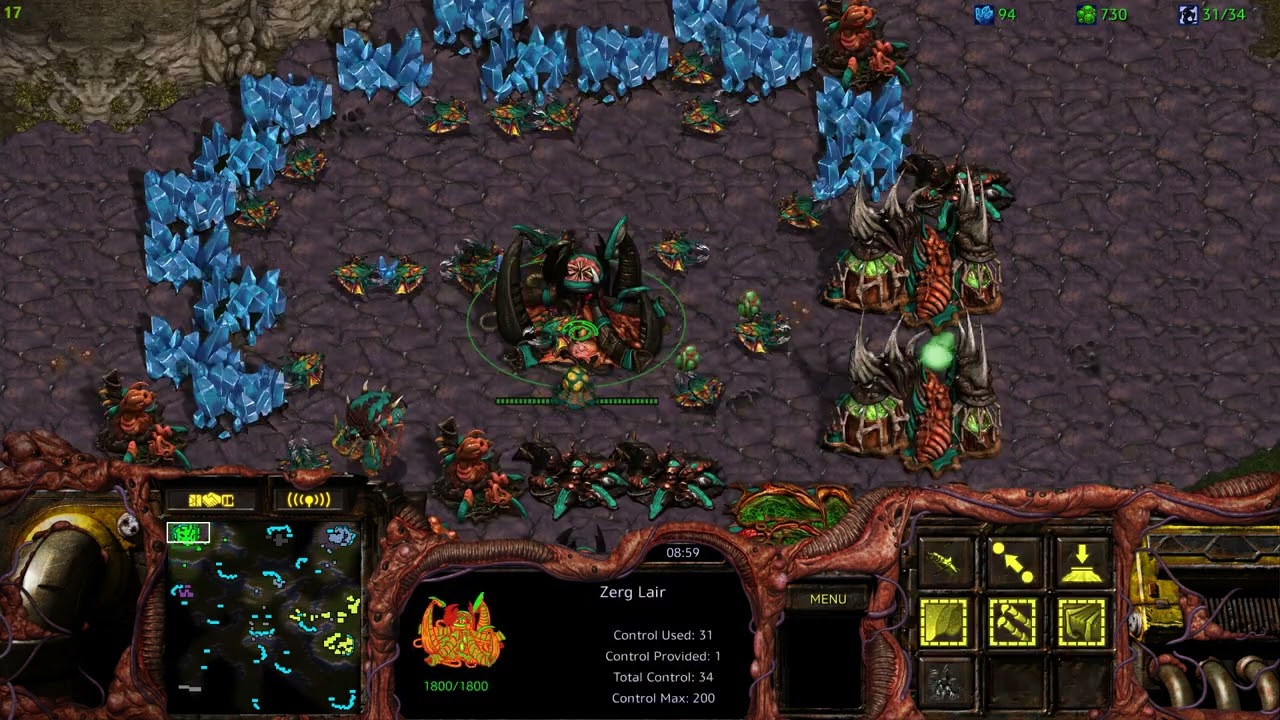 Starcraft Remastered 3v3 Bgh Zerg Battle