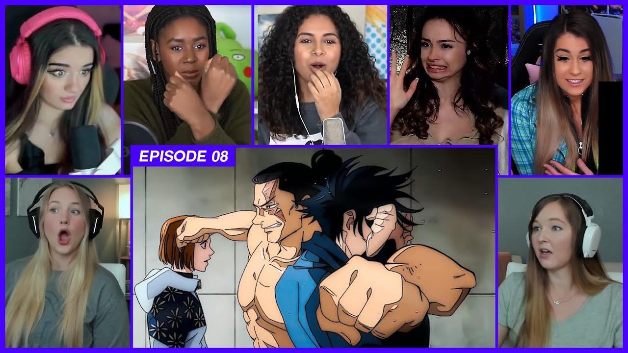[GIRLS REACT] Todo vs Fushiguro | JJK Ep 8 Girl Reaction Mashup