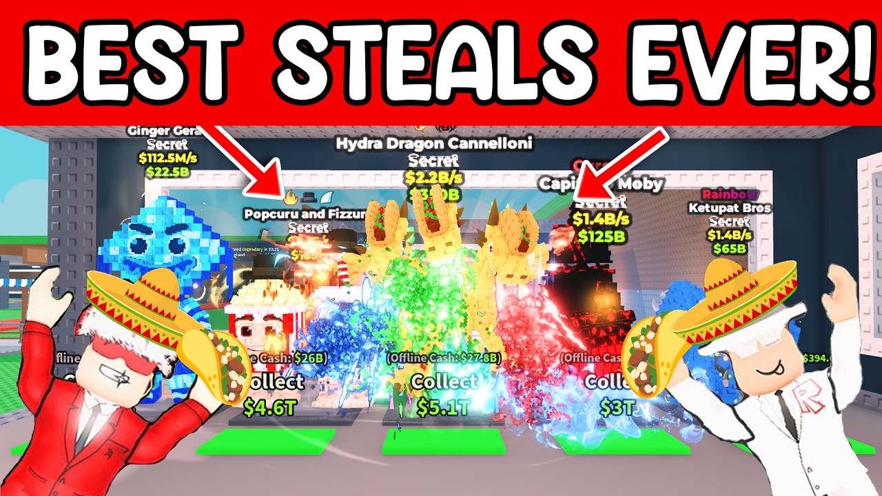 I STOLE THE *RAREST* LOOT DURING MI GATITO ADMIN ABUSE (INSANE) In Steal a Brainrot