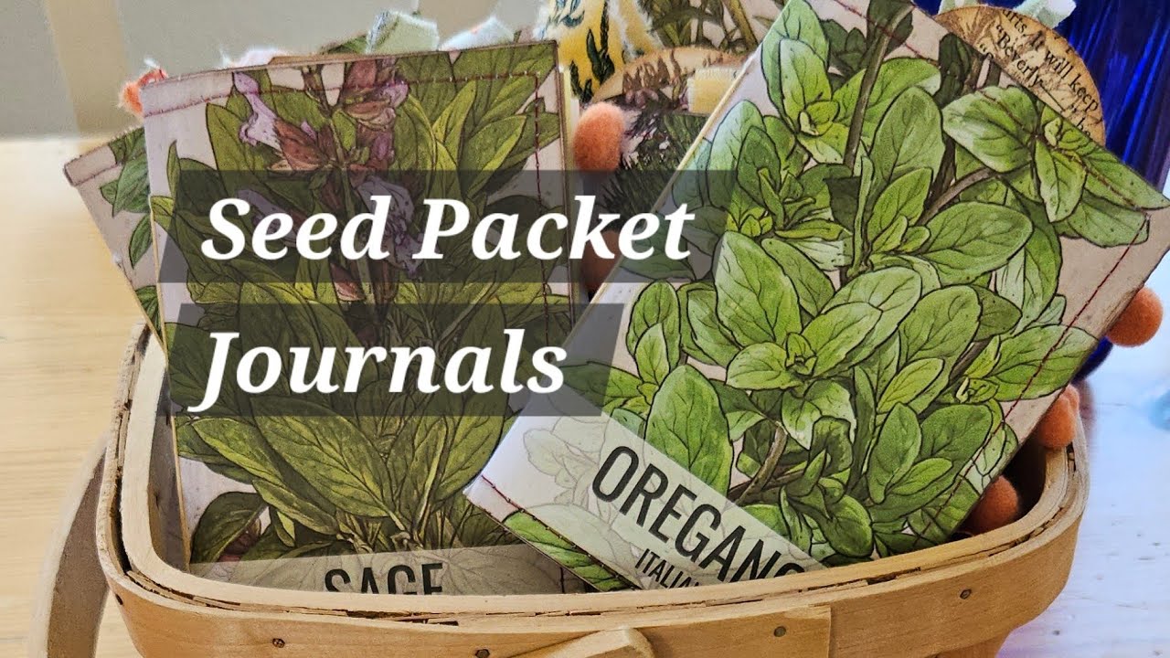 Handmade Seed Packet Journals, Mini Junk Journal Flip Through