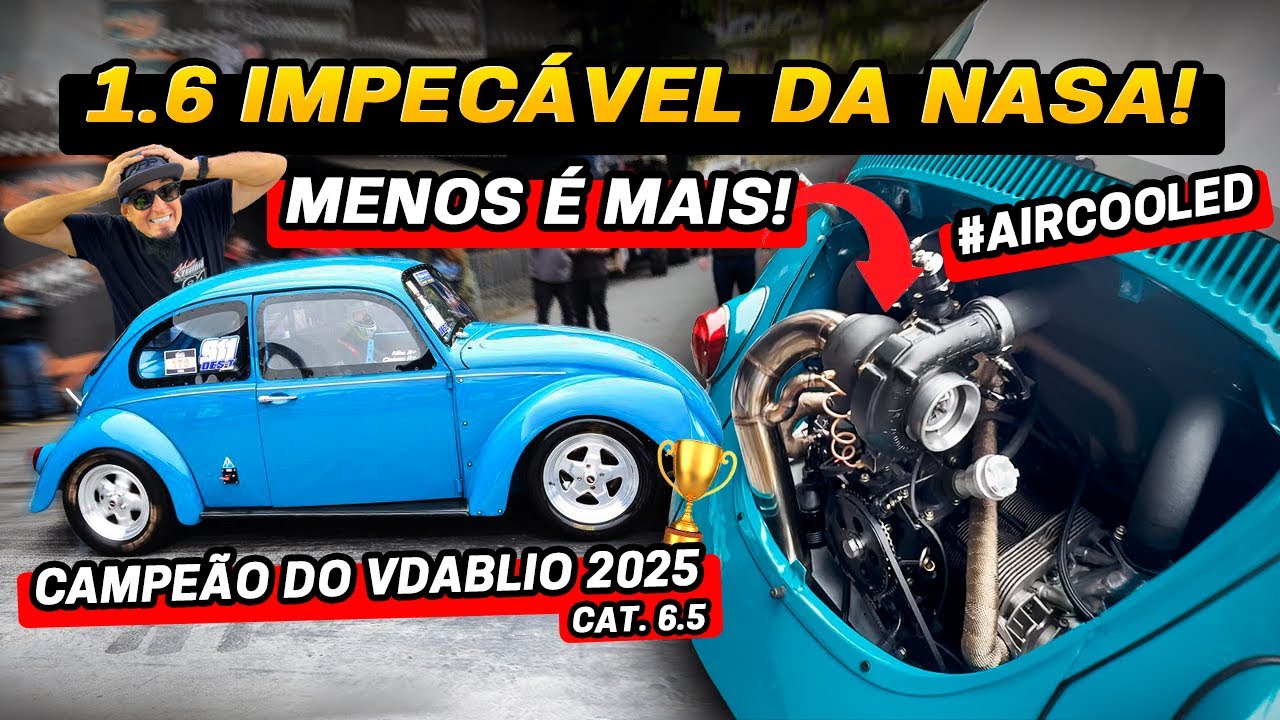 1.6 impecável da NASA! Equipe Serafinense se destaca na maior competição de Fuscas do Brasil.