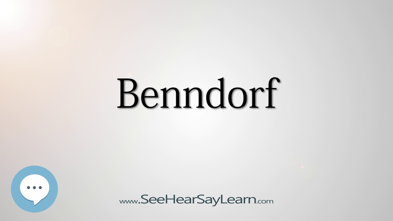 Benndorf (How to Pronounce Cities of the World)💬⭐🌍✅