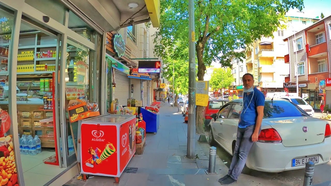 İstanbul Küçükçekmece (Reyhan street) Walking tour [4K]