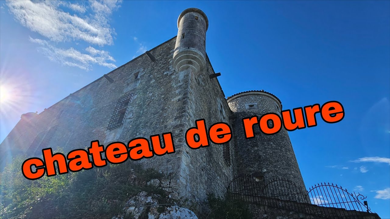 Visite du château de roure et son vers a soie