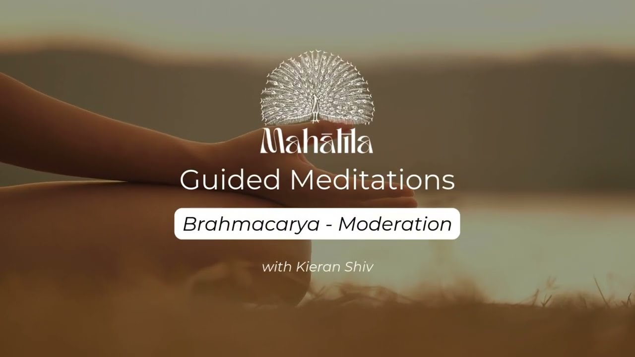 Guided Meditation - Brahmacarya/ Moderation - With Kieran Shiv