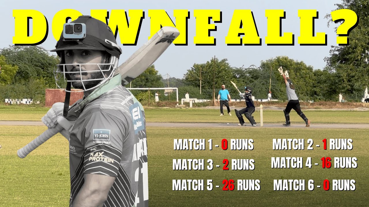 My Worst Form in 3 Years of Corporate Cricket 🏏😪
