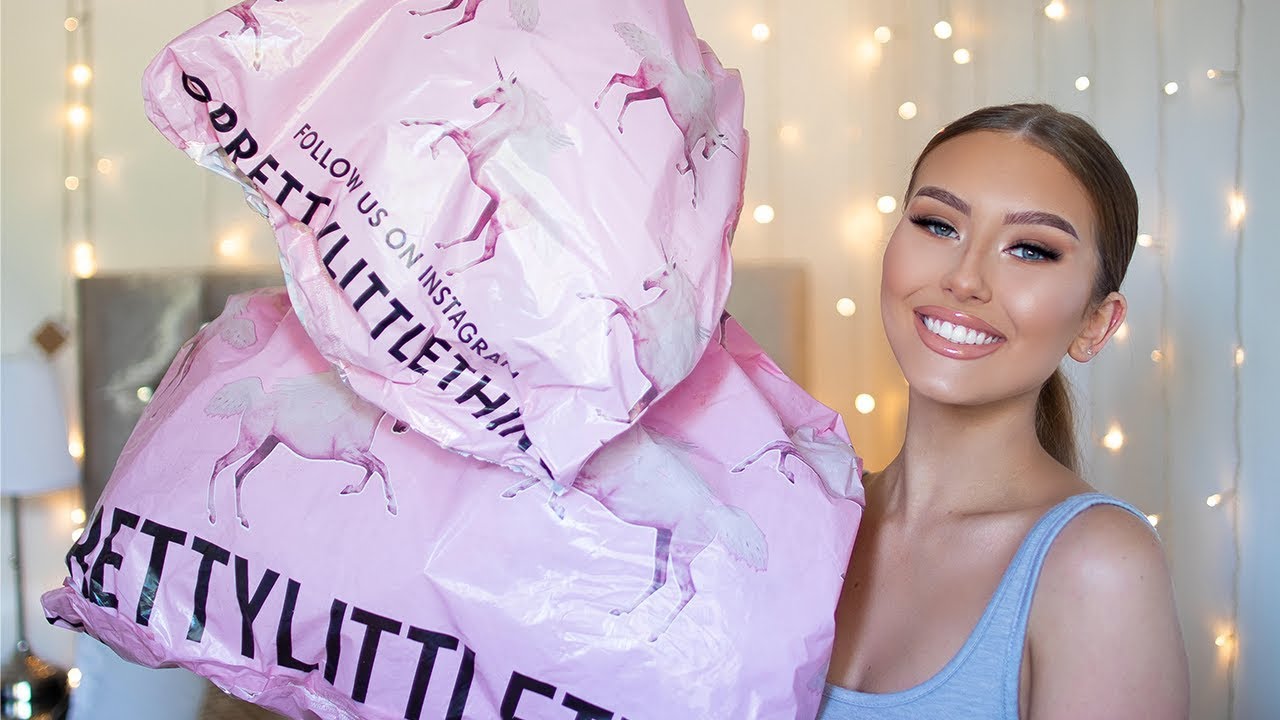 HUGE PRETTY LITTLE THING TRY ON HAUL - WINTER ESSENTIALS ad | Hannah Renée