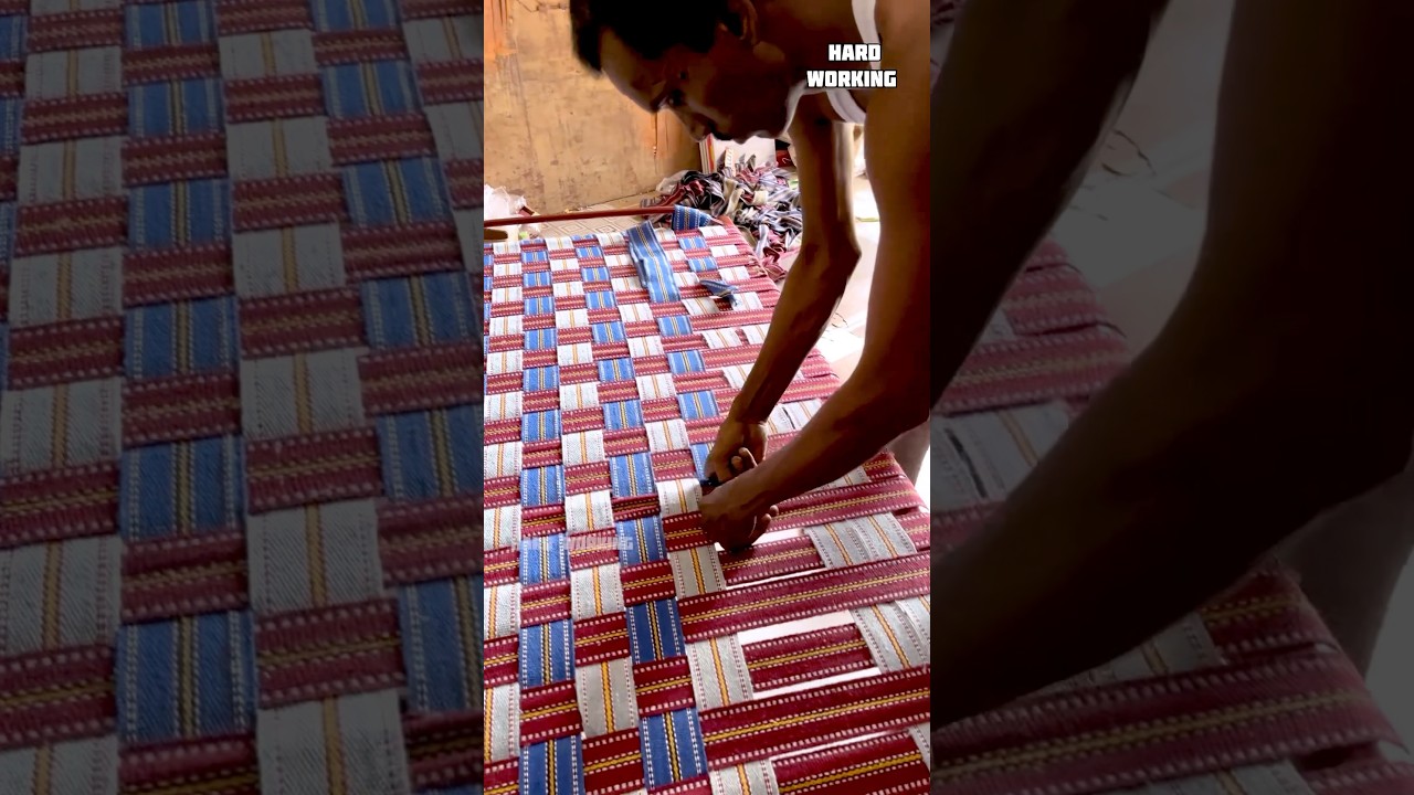 Handmade : Folding Wire Cot #making #hardworking