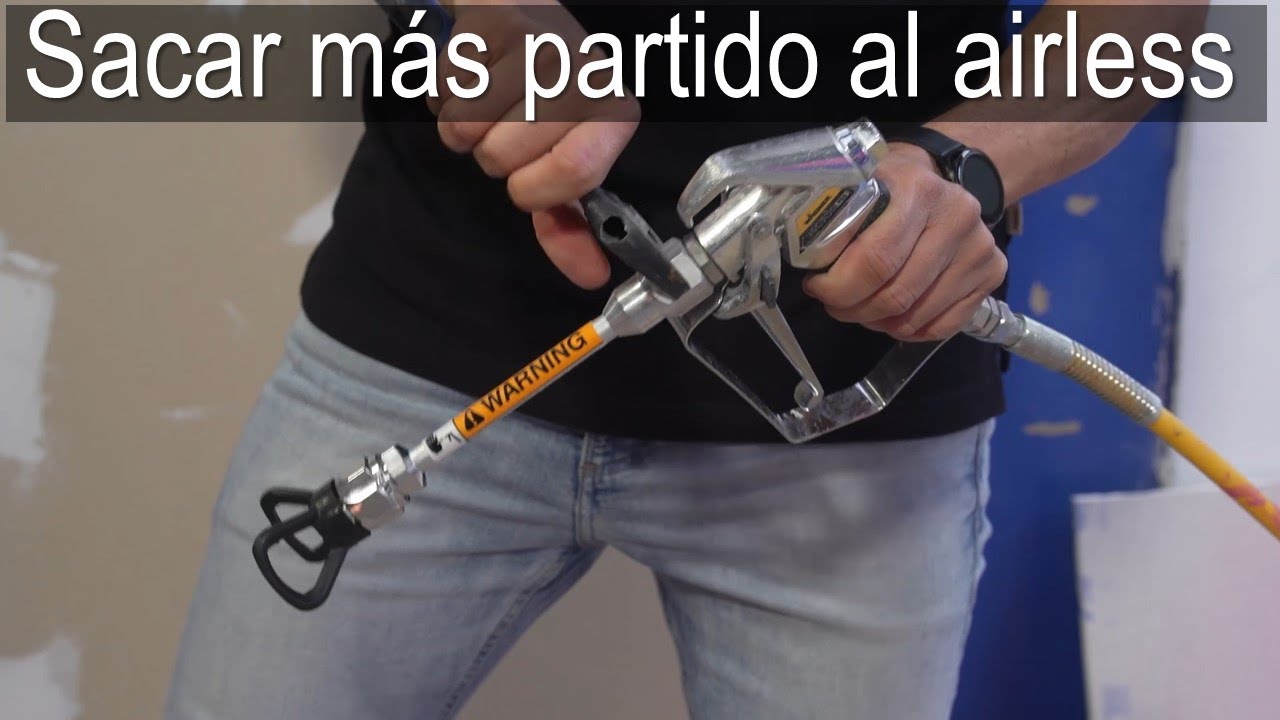 Pintar con airless: accesorios y mantenimiento de los equipos (Bricocrack)