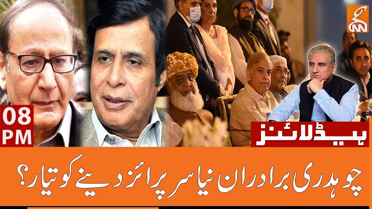 Chaudhry Brothers in Action | News Headlines | 08 PM | 02 July 2023 | GNN