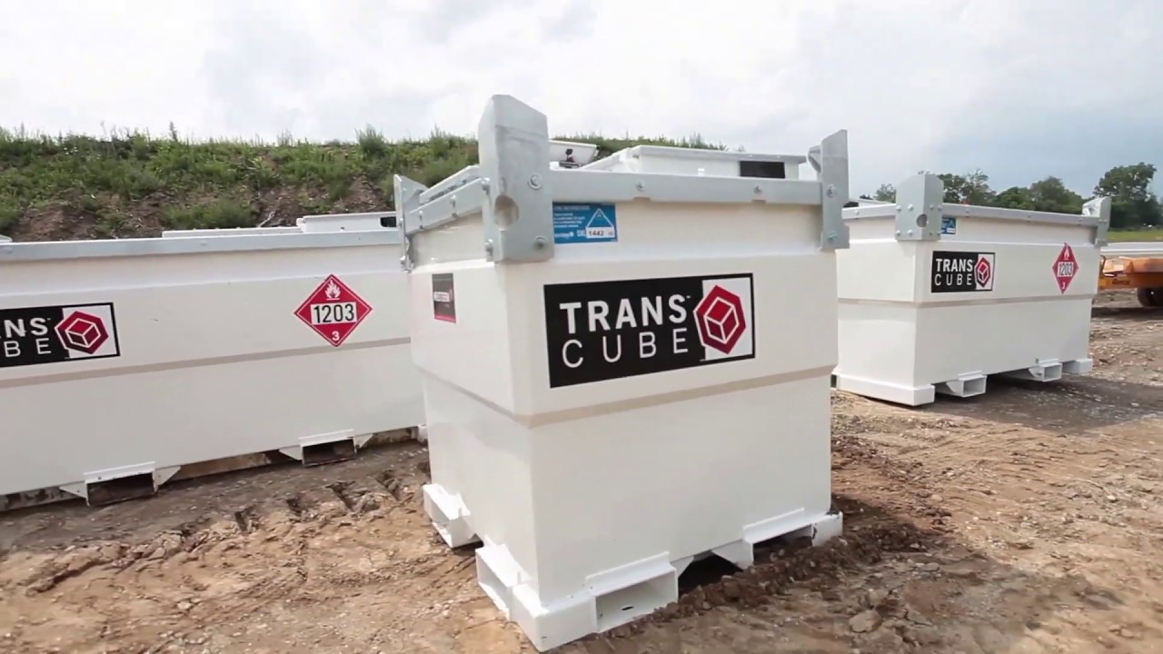 Western Global TransCube 20TCG Transportable Double-Walled Gasoline/Diesel Fuel Storage Tank with Le