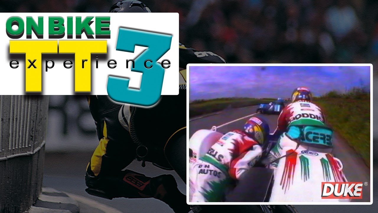On Bike TT Experience 1995 | Sidecar Practice | Mick Boddice & Dave Wells