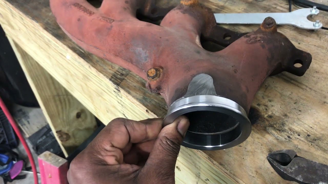 DIY TURBO MANIFOLD FROM STOCK CAST MANIFOLDS