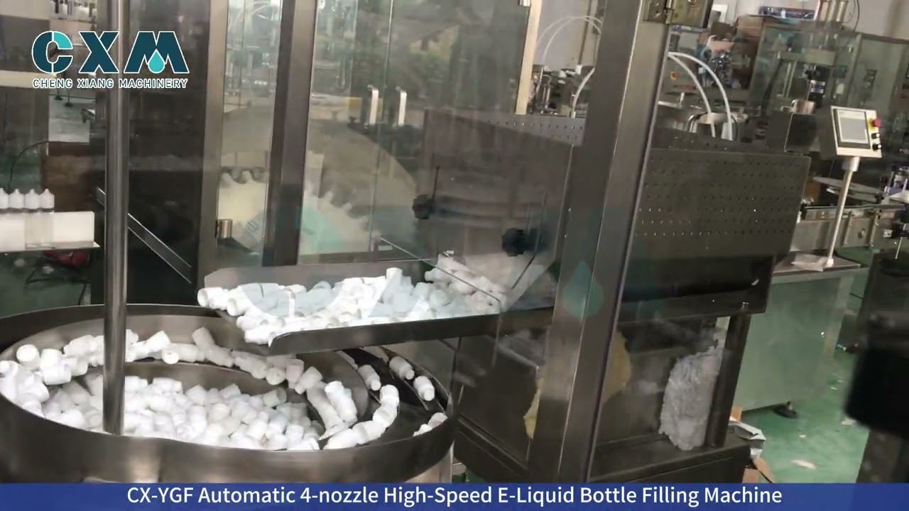 Ideal for E-Liquid and CBD Oil Production – 4 Nozzle Filling Solution