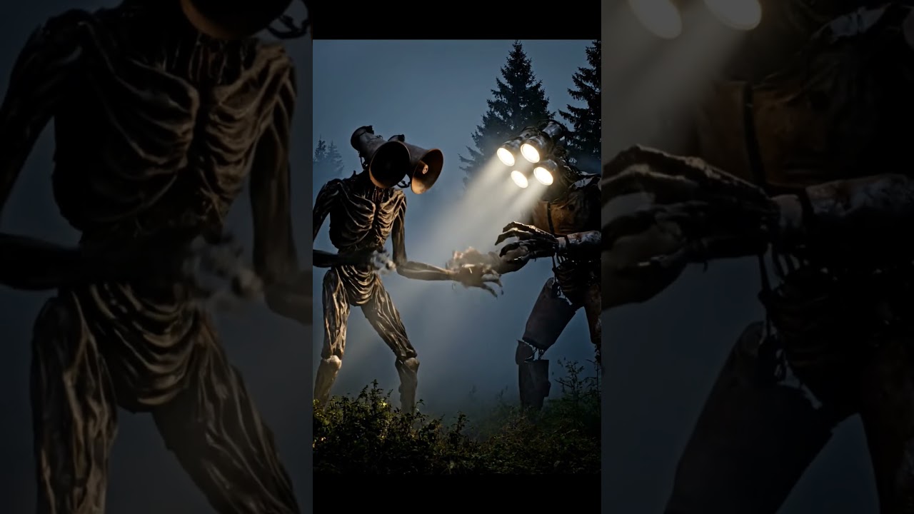 Siren Head vs light head