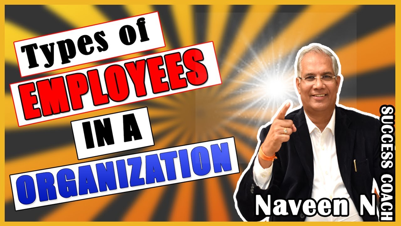 Types of Employees in any Organization || Must watch video for Leaders in any Organization| Naveen N