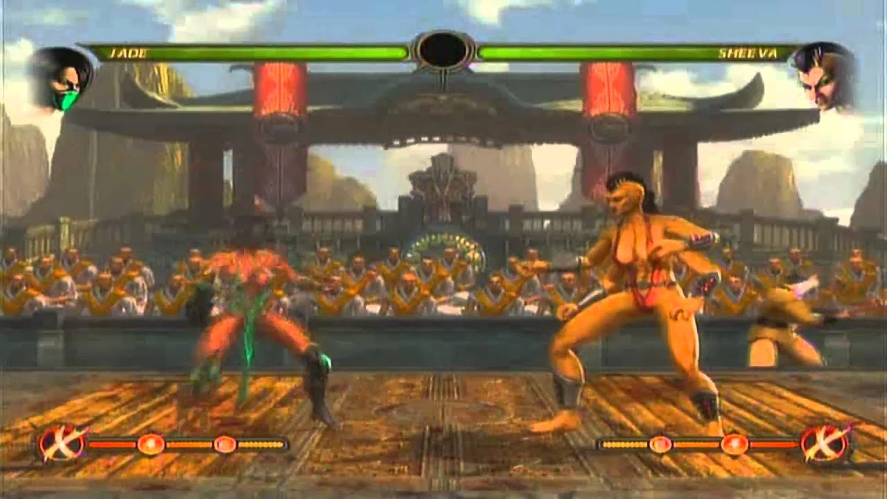 Jade Combos in Mortal Kombat 9 for PS3 and XBOX