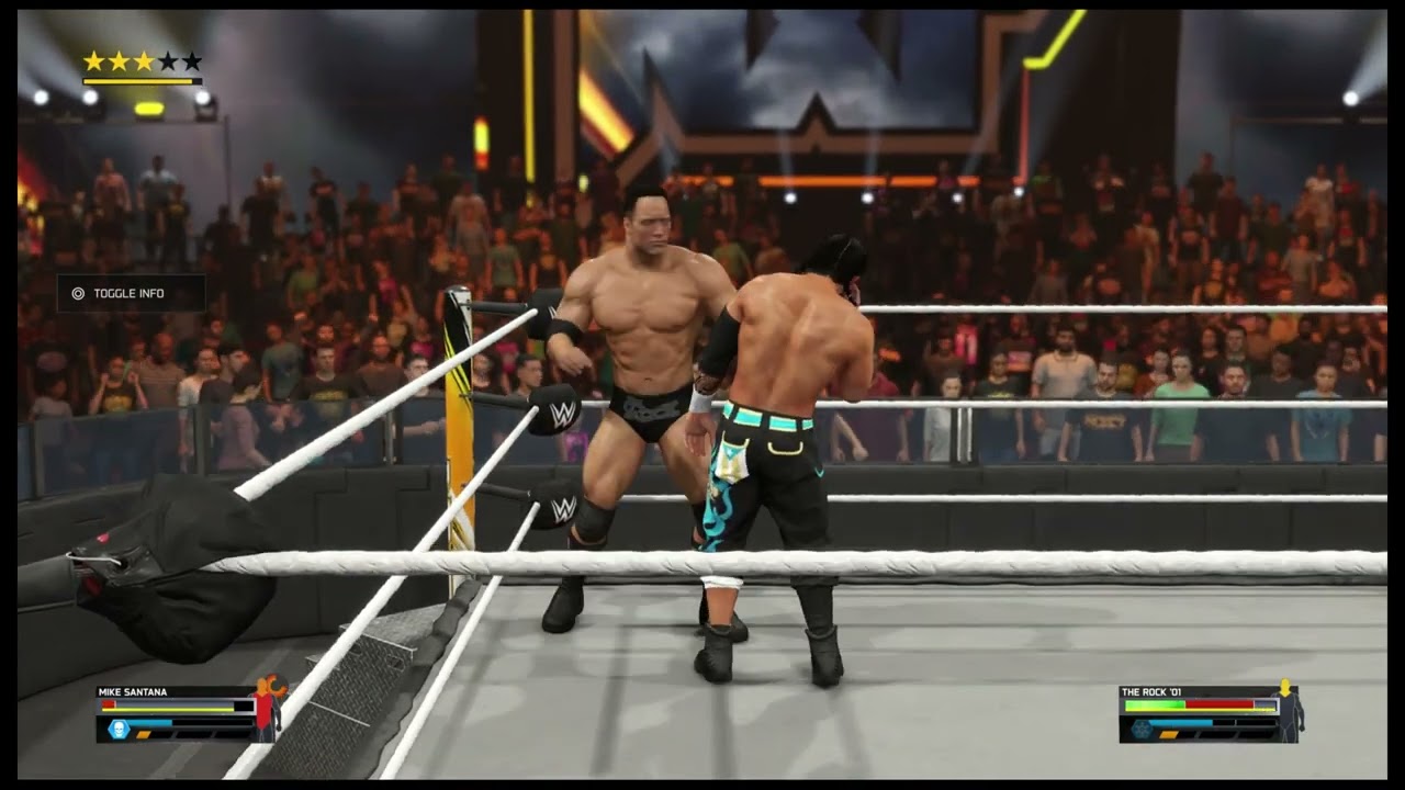 Майк Сантана против Скалы | WWE 2K25