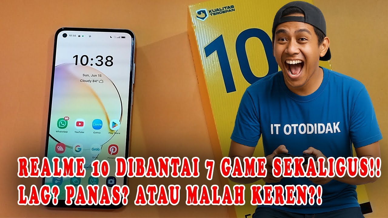Realme 10 Full Review + Gaming Test 7 Game Populer: ML, PUBG, CODM, FF, FC Mobile, eFootball, Roblox