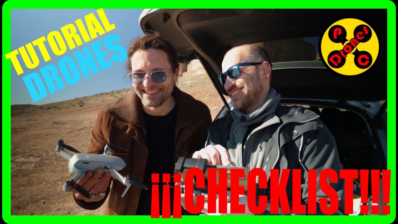 🚁📑 C&Oacute;MO ejecutar una CHECKLIST (la REGALO) antes de volar DRONES 📑🚁