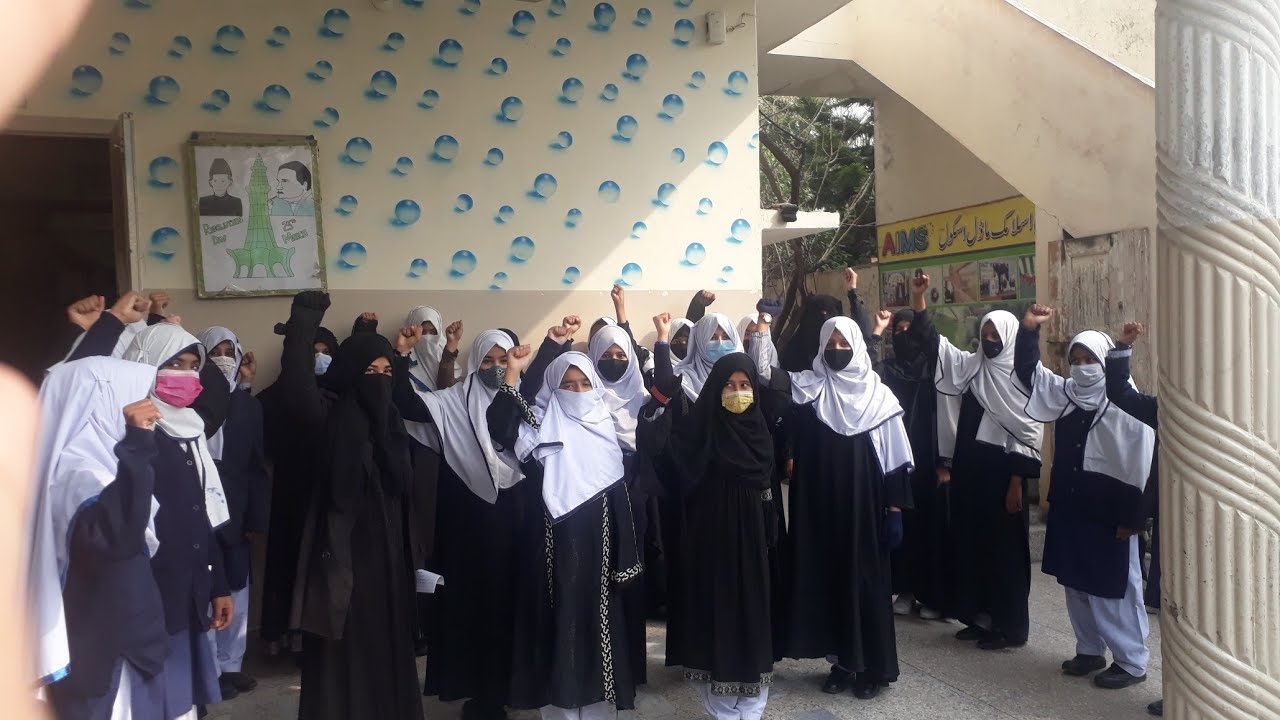 We are hijabians | Hijab is our proud | Solidarity with Muskaan Khan |Jhelum Students  of Aims.