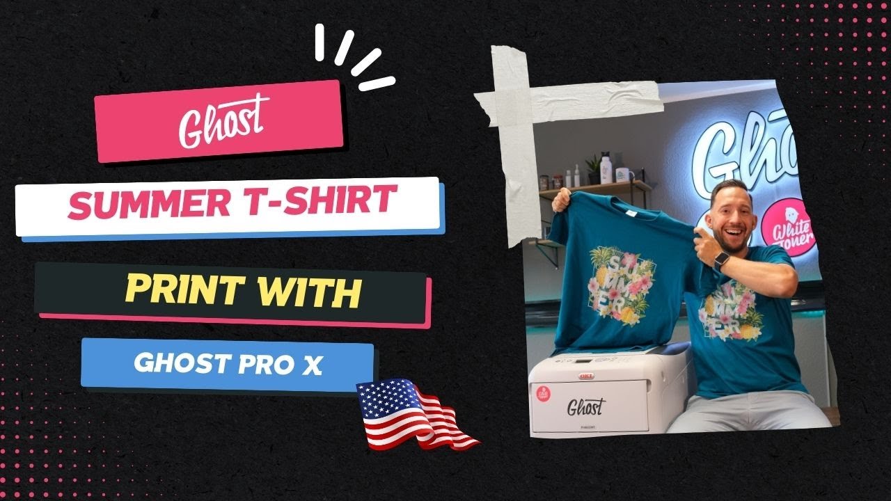 Summer Vibes Unleashed! Printing the Perfect T-Shirt with Ghost Pro X 🌞👕