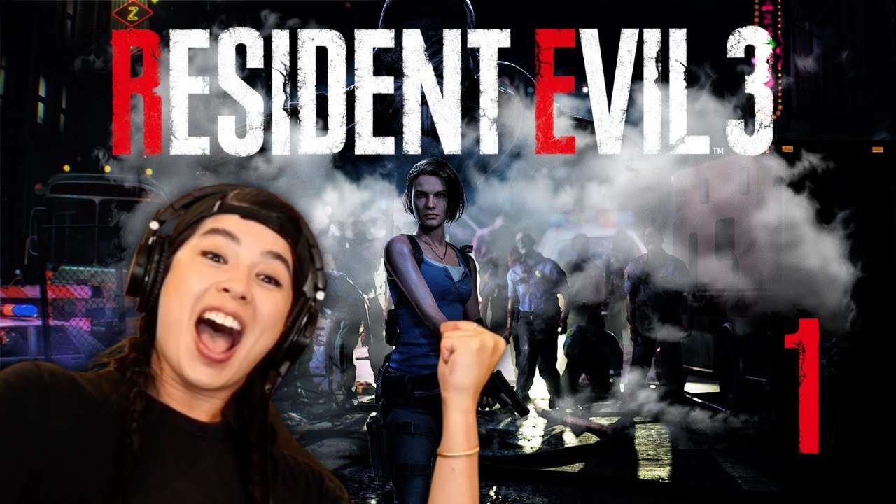 CAROLINE KWAN HITS RACK CITY (PLAYING RESIDENT EVIL 3) - Part 1 | carolinekwan Gaming VOD