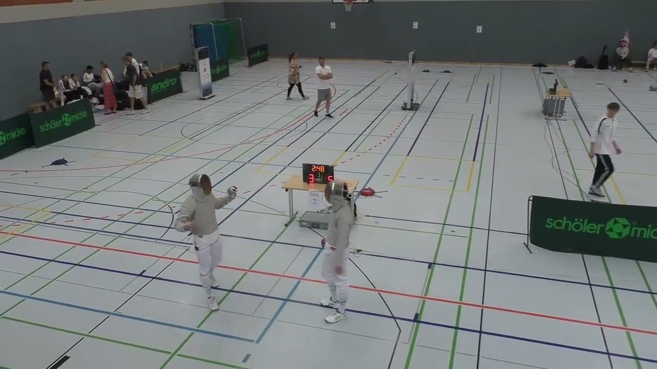 Dortmunder Säbelturnier 2025 JMS - L4 - Leo Weber v Moritz Schenkel