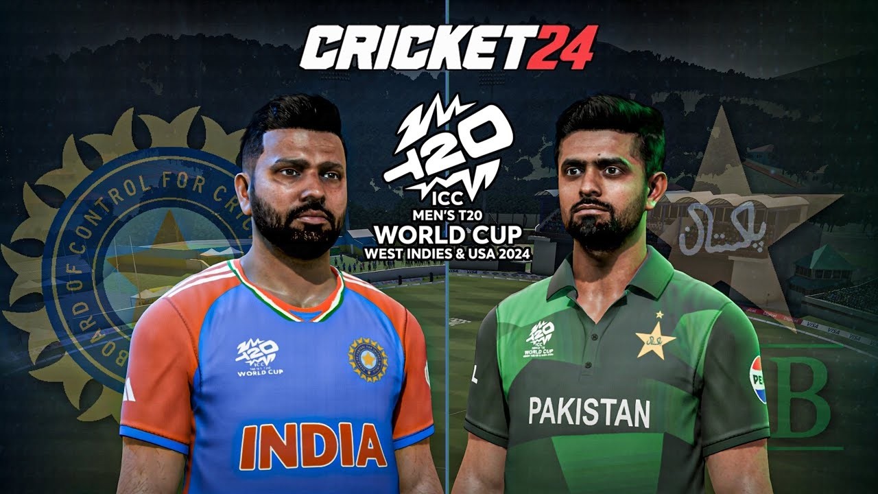 Can India Chase This? Nail-Biting IND vs PAK Match (Cricket 24)