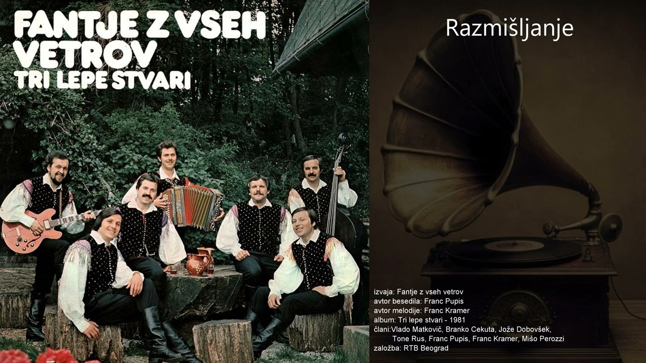 Razmi&scaron;ljanje - Fantje z vseh vetrov