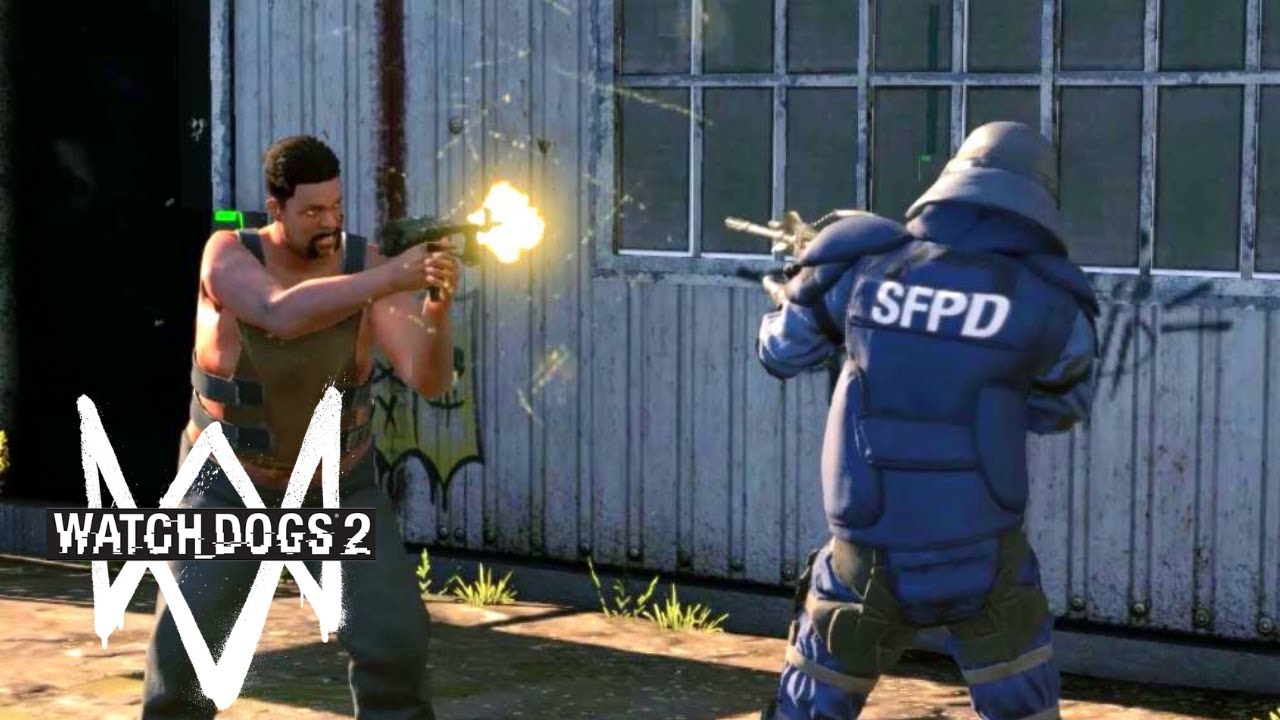 WATCH DOGS 2 - NPC Wars (The 580s vs San Francisco Police Department)