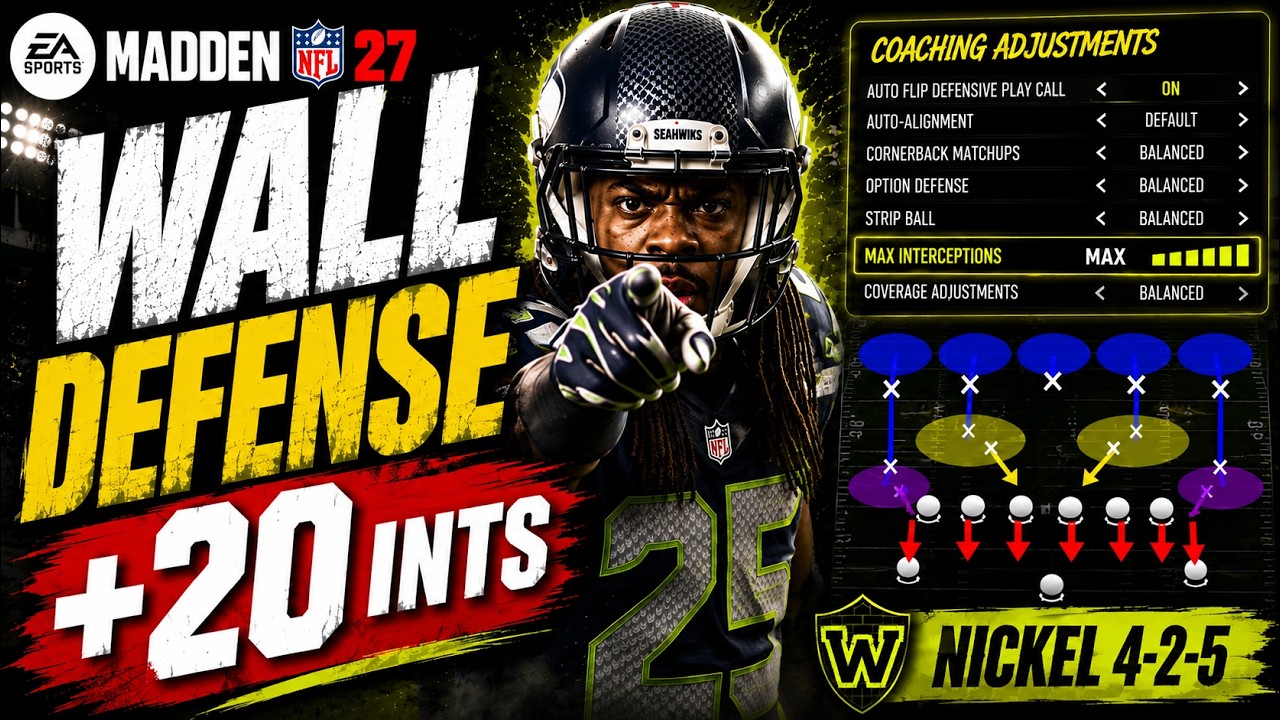 BEST Madden 27 Defense: The WALL Macro That STOPS Every Offense
