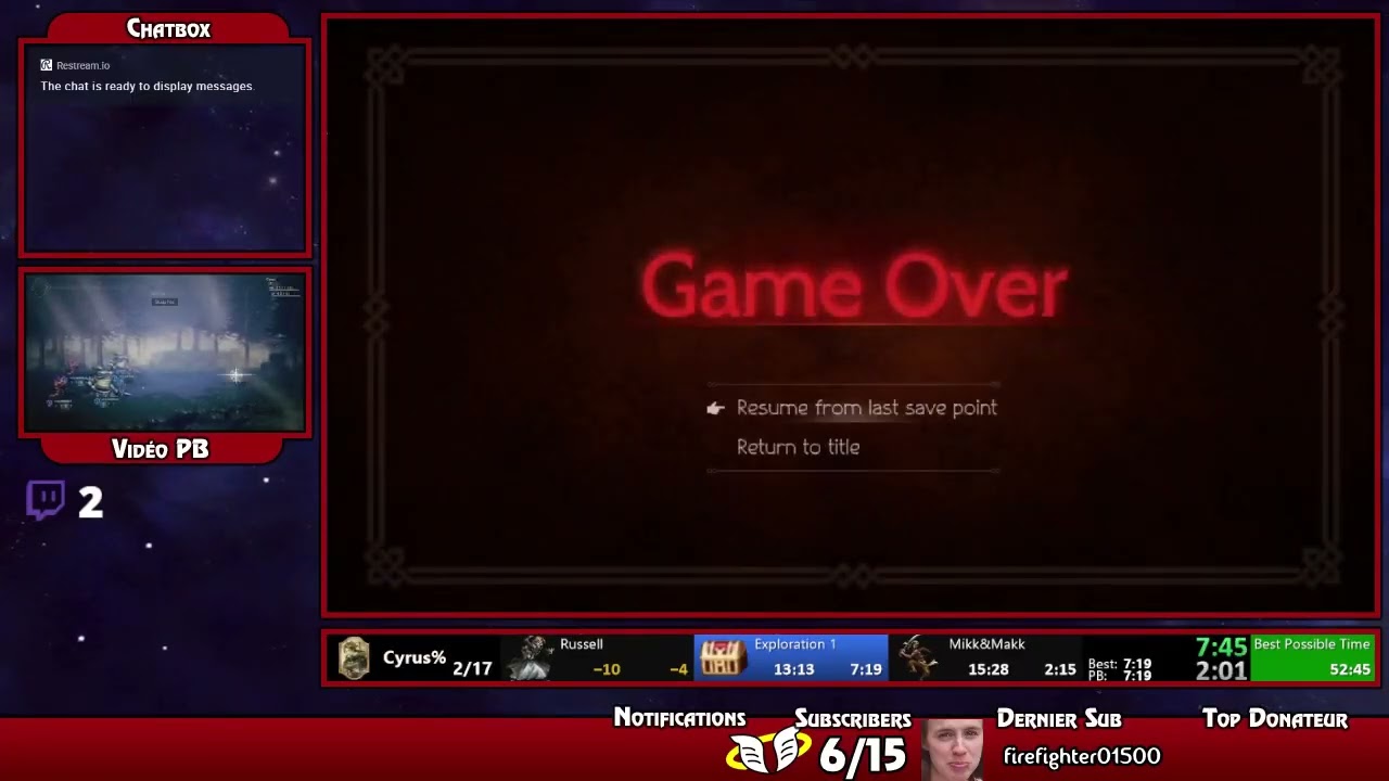 [PB] Cyrus Speedruns (53:01)