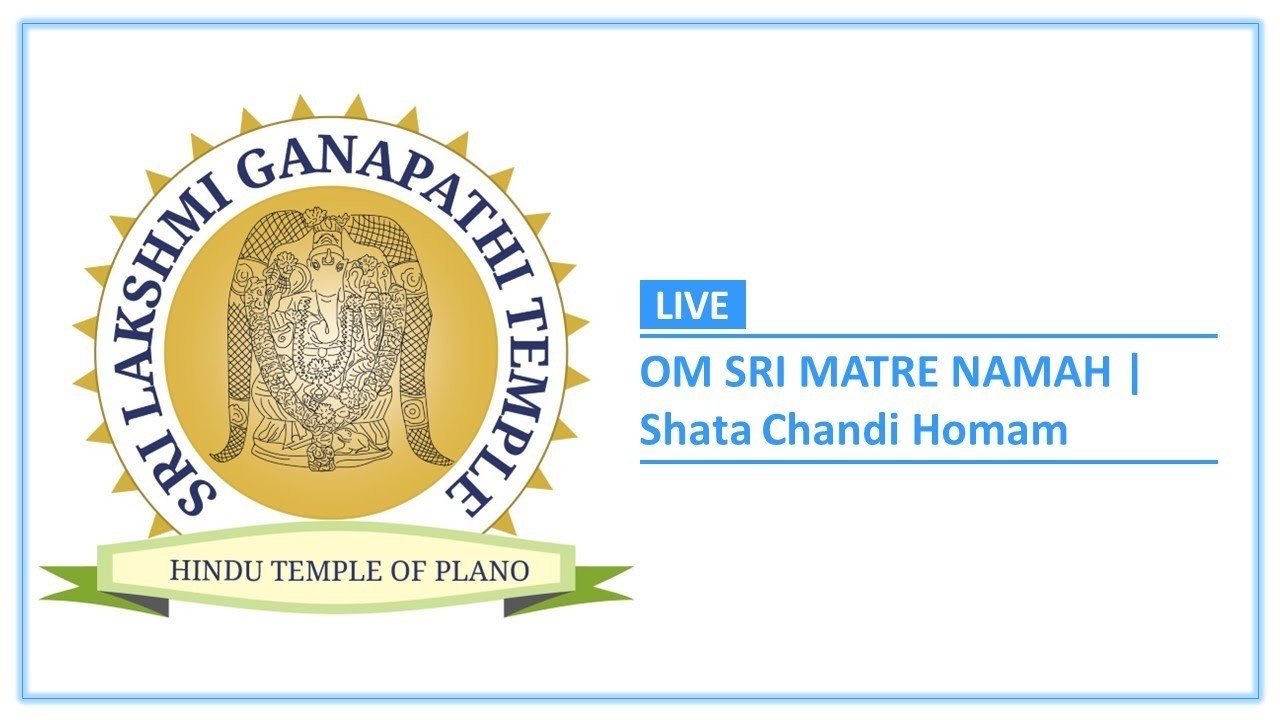 (LIVE Darshanam | Shata Chandi Maha Yagnam | Sri Lakshmi Ganapathi Temple