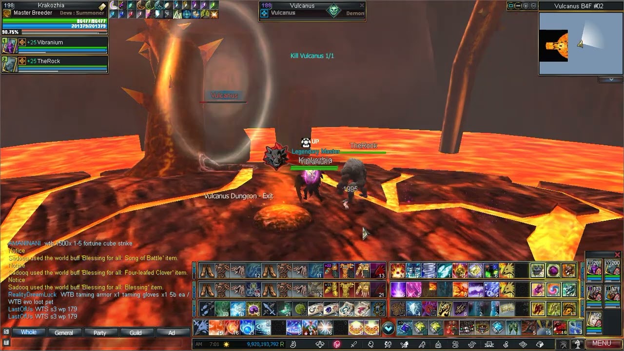 Rappelz - Vulcanus koala quest (lucky time)